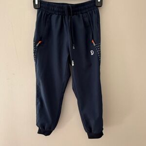 Dizoboe Dotted Logo Navy Blue Jogger Pants‎ Athletic Track Pants XS